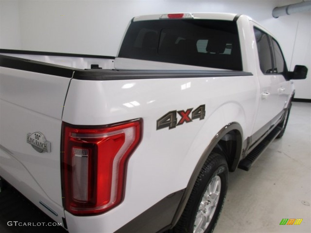 2016 F150 King Ranch SuperCrew 4x4 - Oxford White / King Ranch Java photo #14