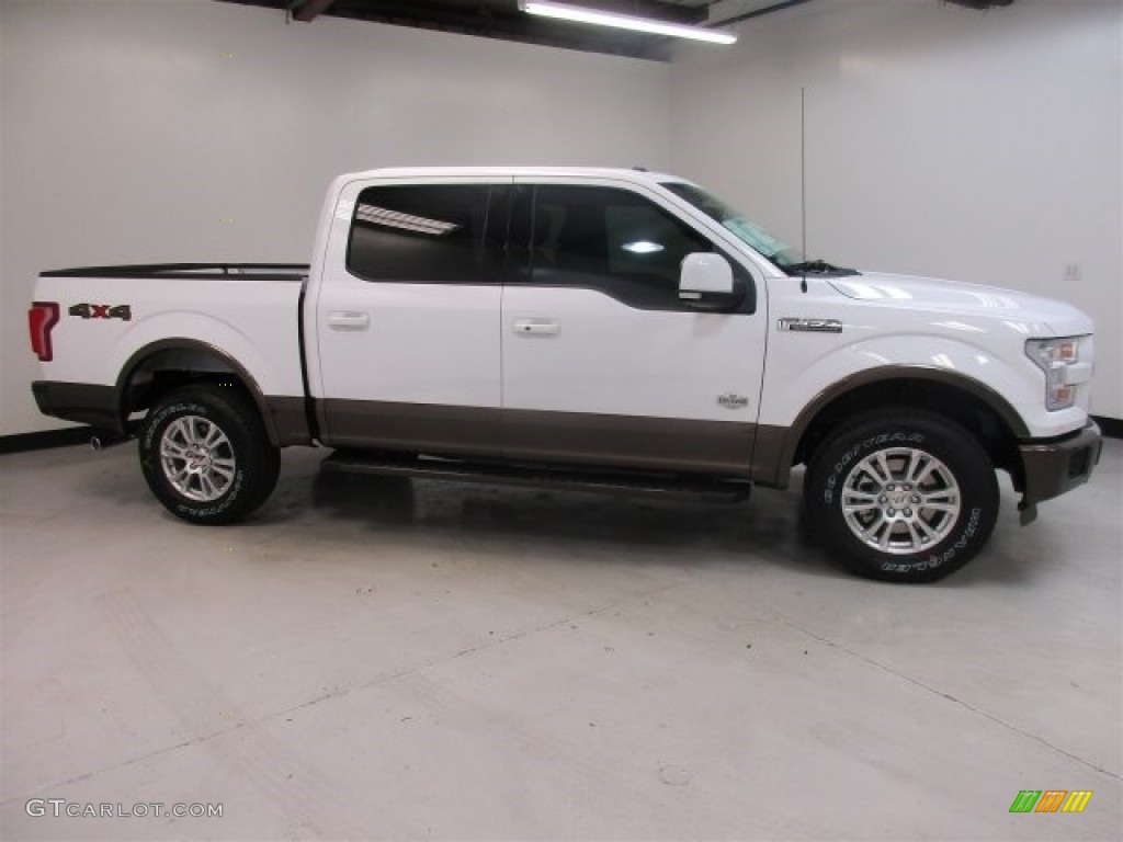 2016 F150 King Ranch SuperCrew 4x4 - Oxford White / King Ranch Java photo #16