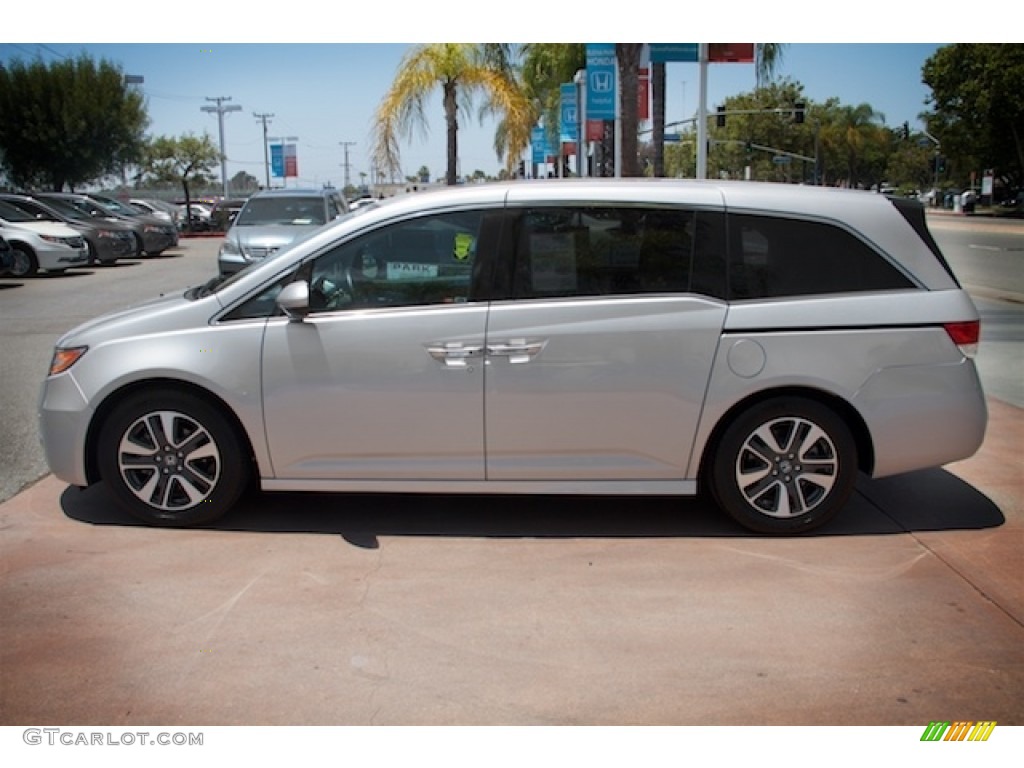 2014 Odyssey Touring - Alabaster Silver Metallic / Gray photo #9