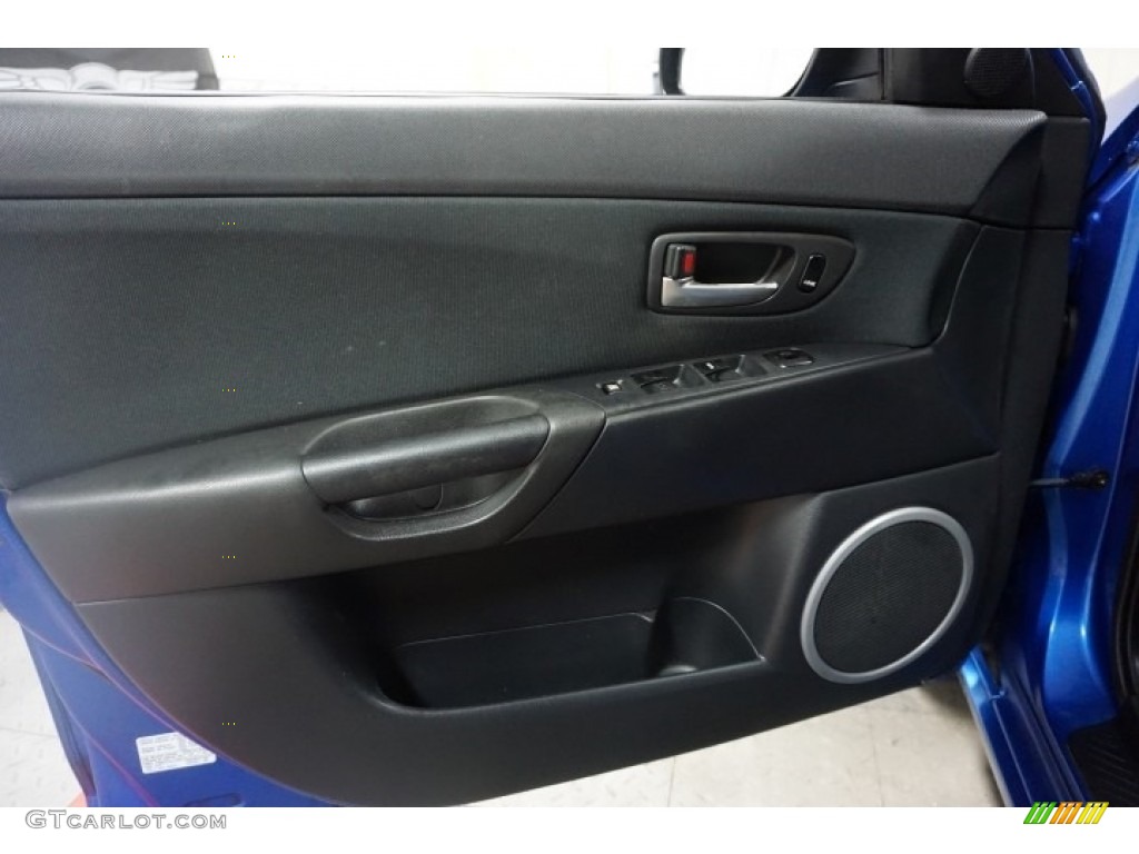 2005 MAZDA3 s Hatchback - Strato Blue Mica / Black/Blue photo #12