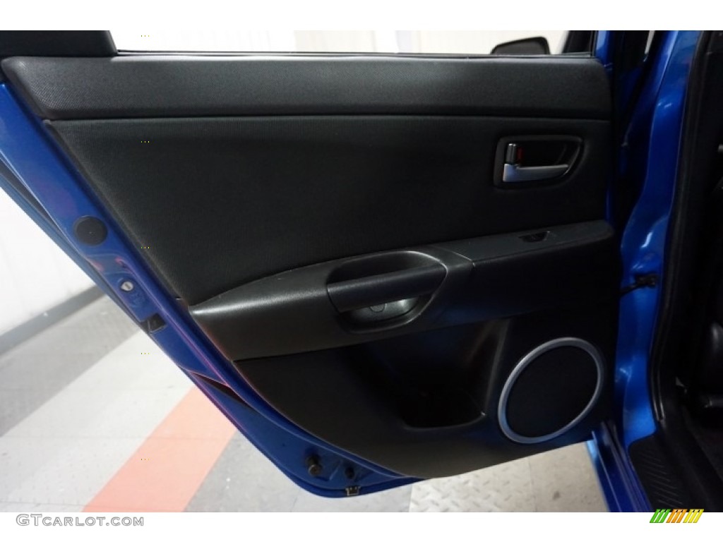 2005 MAZDA3 s Hatchback - Strato Blue Mica / Black/Blue photo #15