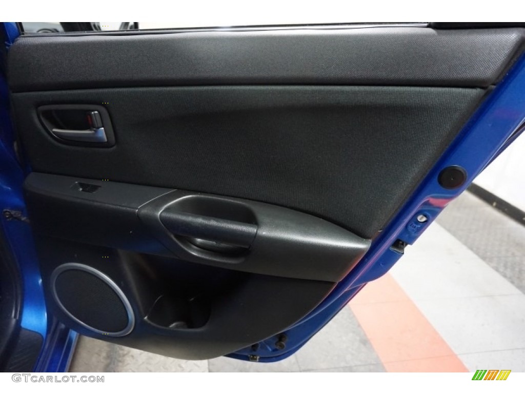 2005 MAZDA3 s Hatchback - Strato Blue Mica / Black/Blue photo #16