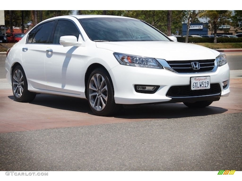 2013 Accord Touring Sedan - White Orchid Pearl / Ivory photo #1