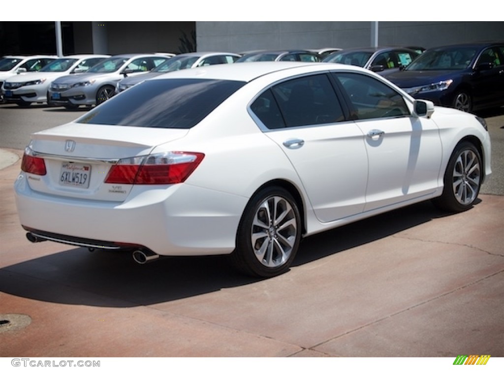 2013 Accord Touring Sedan - White Orchid Pearl / Ivory photo #11