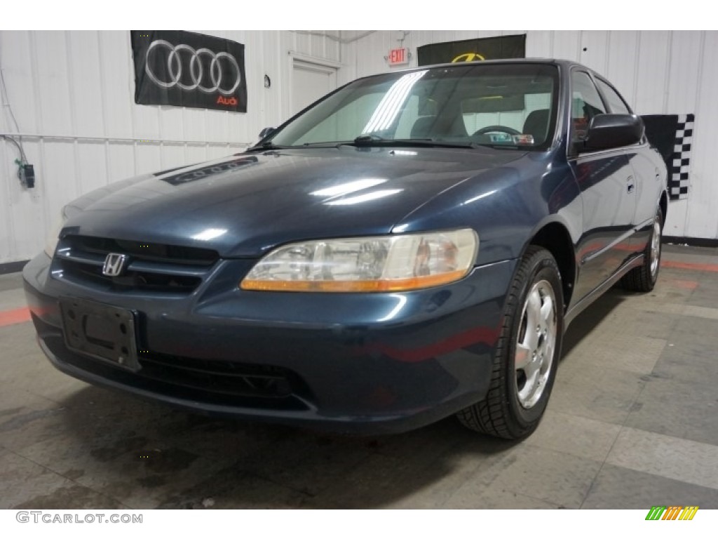 2000 Accord EX Sedan - Deep Velvet Blue Pearl / Quartz photo #3