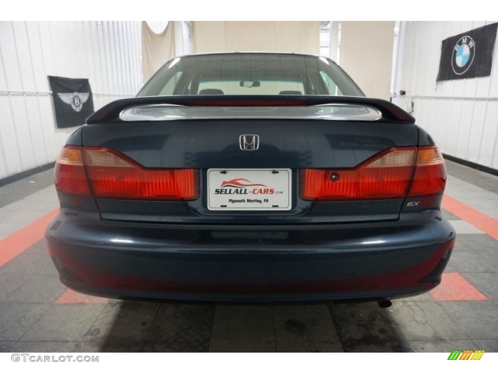 2000 Accord EX Sedan - Deep Velvet Blue Pearl / Quartz photo #9