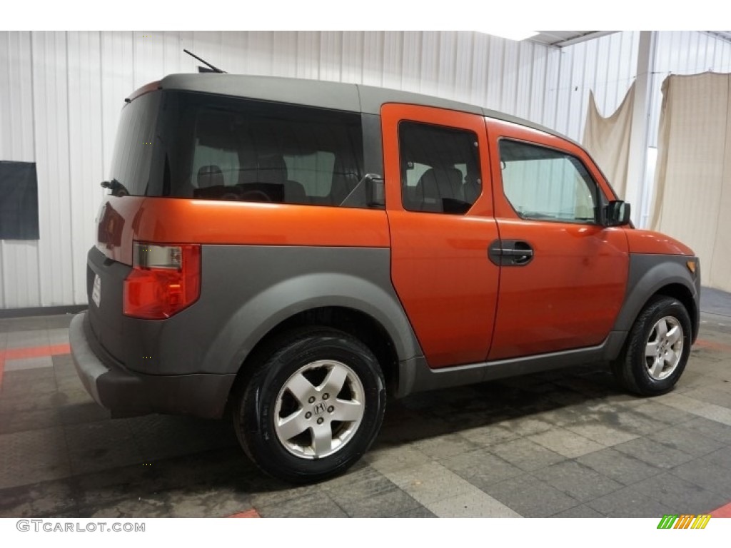 2003 Element EX AWD - Sunset Orange Pearl / Gray photo #7