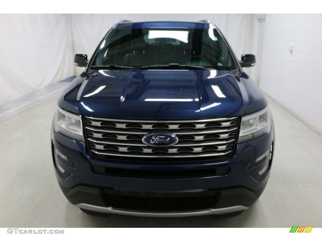 2016 Explorer XLT 4WD - Blue Jeans Metallic / Ebony Black photo #2