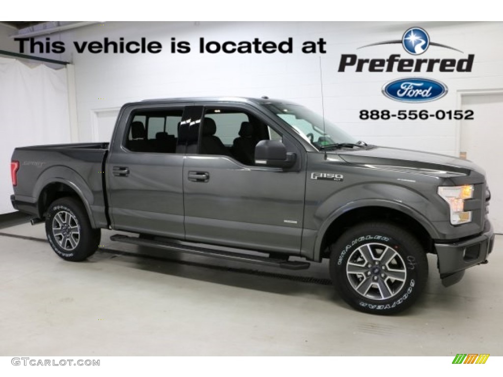 2016 F150 XLT SuperCrew 4x4 - Magnetic / Black photo #1