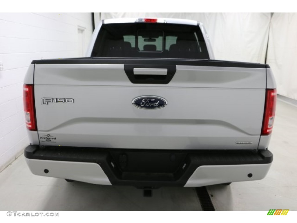 2016 F150 XLT SuperCrew 4x4 - Ingot Silver / Black photo #5