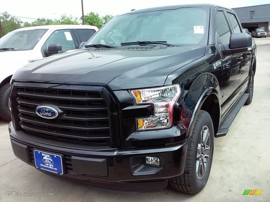 2016 F150 XLT SuperCrew - Shadow Black / Black photo #3
