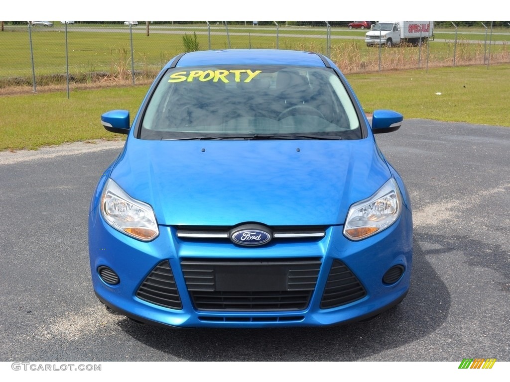 2014 Focus SE Sedan - Blue Candy / Charcoal Black photo #9