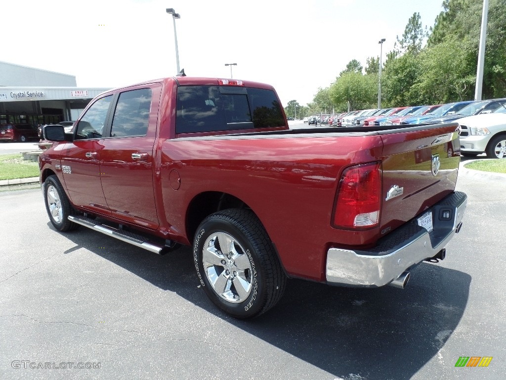 2014 1500 Big Horn Crew Cab - Deep Cherry Red Crystal Pearl / Canyon Brown/Light Frost Beige photo #3