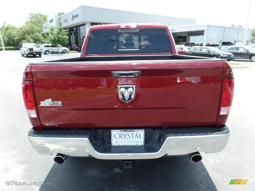 2014 1500 Big Horn Crew Cab - Deep Cherry Red Crystal Pearl / Canyon Brown/Light Frost Beige photo #7