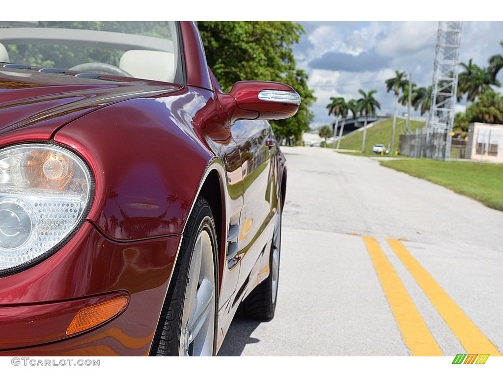 2005 SL 500 Roadster - Firemist Red Metallic / designo Sand/Black photo #14