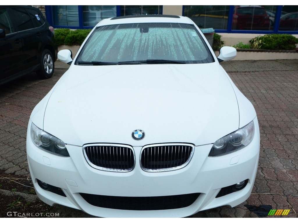 2010 3 Series 328i xDrive Coupe - Alpine White / Saddle Brown Dakota Leather photo #2
