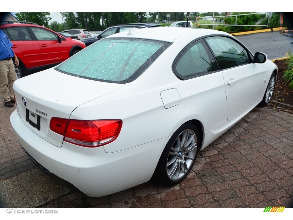 2010 3 Series 328i xDrive Coupe - Alpine White / Saddle Brown Dakota Leather photo #6