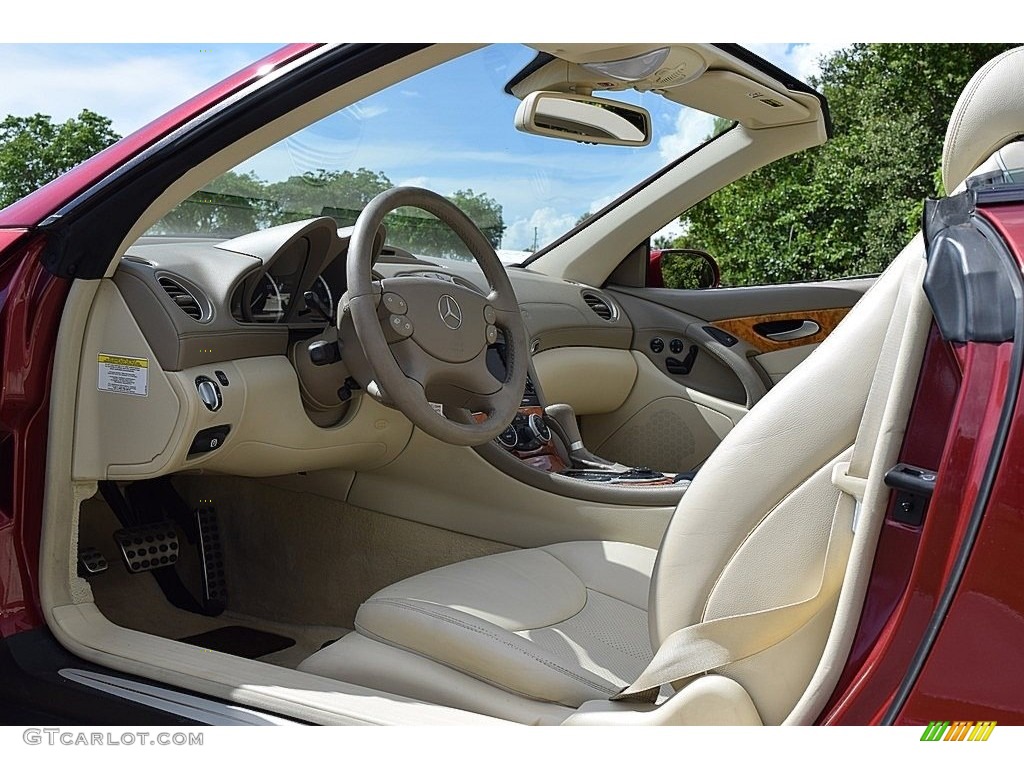 2005 SL 500 Roadster - Firemist Red Metallic / designo Sand/Black photo #29