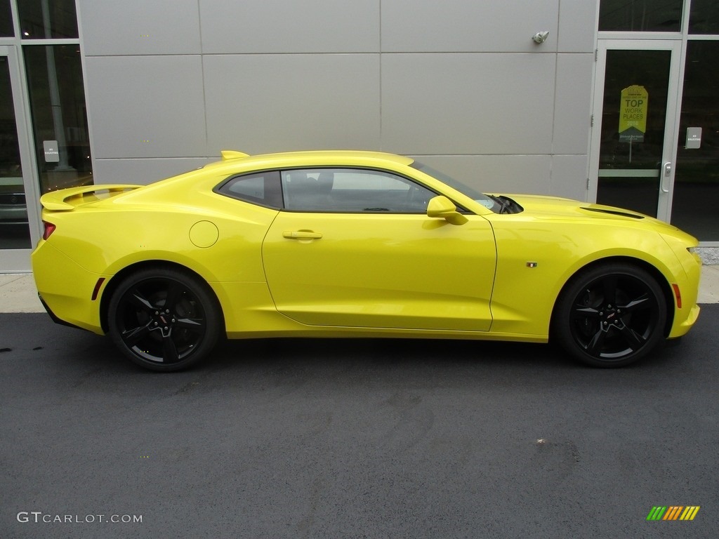 Bright Yellow 2016 Chevrolet Camaro SS Coupe Exterior Photo #114052466