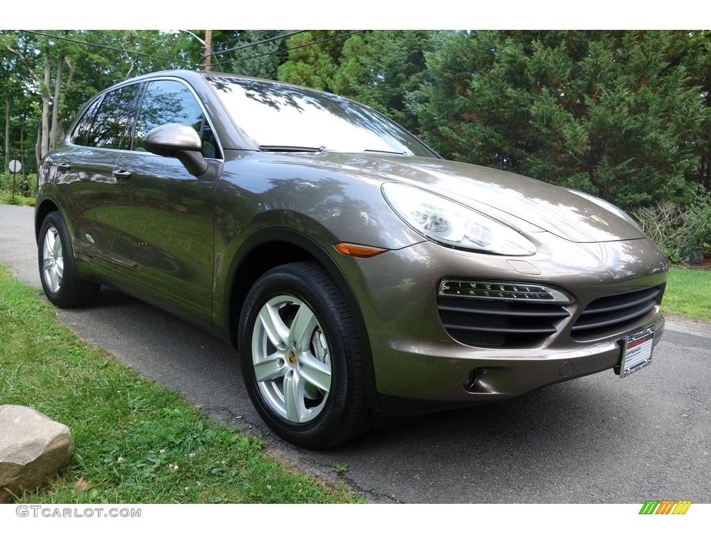 2013 Cayenne S - Umber Metallic / Umber Brown/Light Tartufo photo #8
