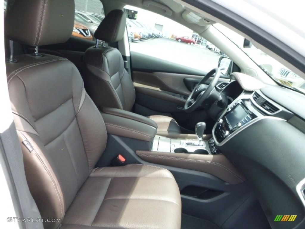 Mocha Interior 2016 Nissan Murano Platinum AWD Photo #114054899