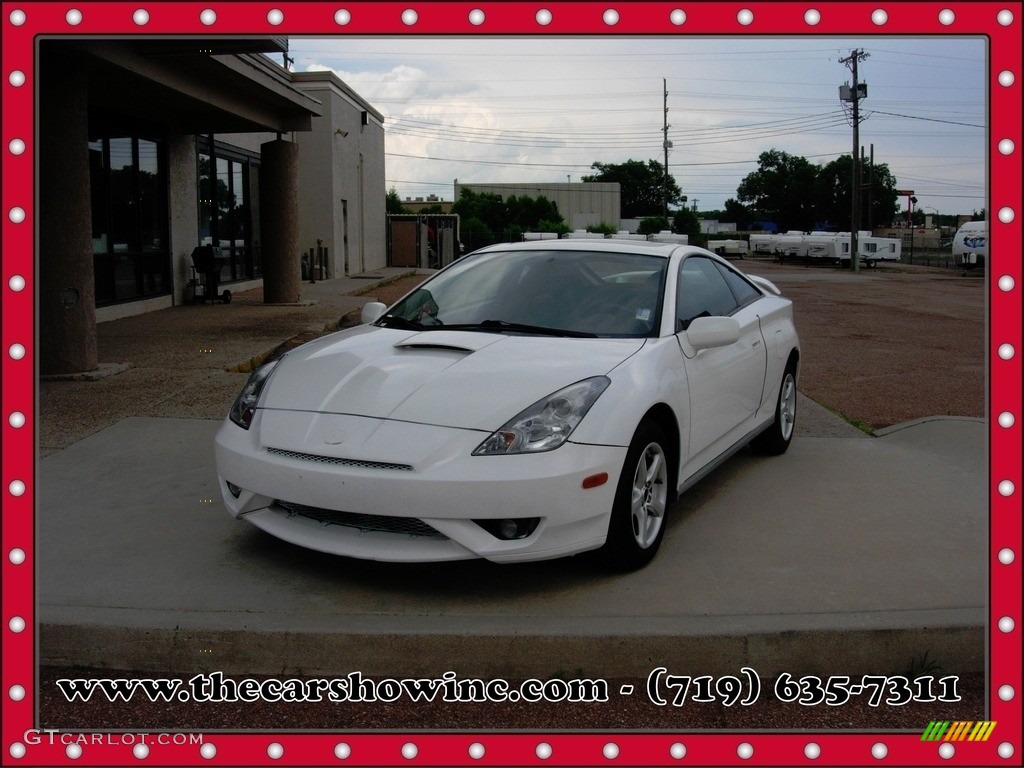 Super White Toyota Celica