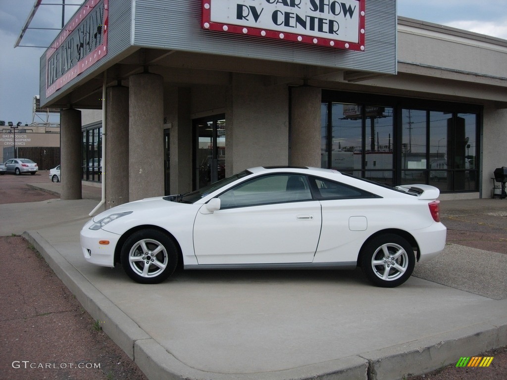 2003 Celica GT - Super White / Black/Black photo #2