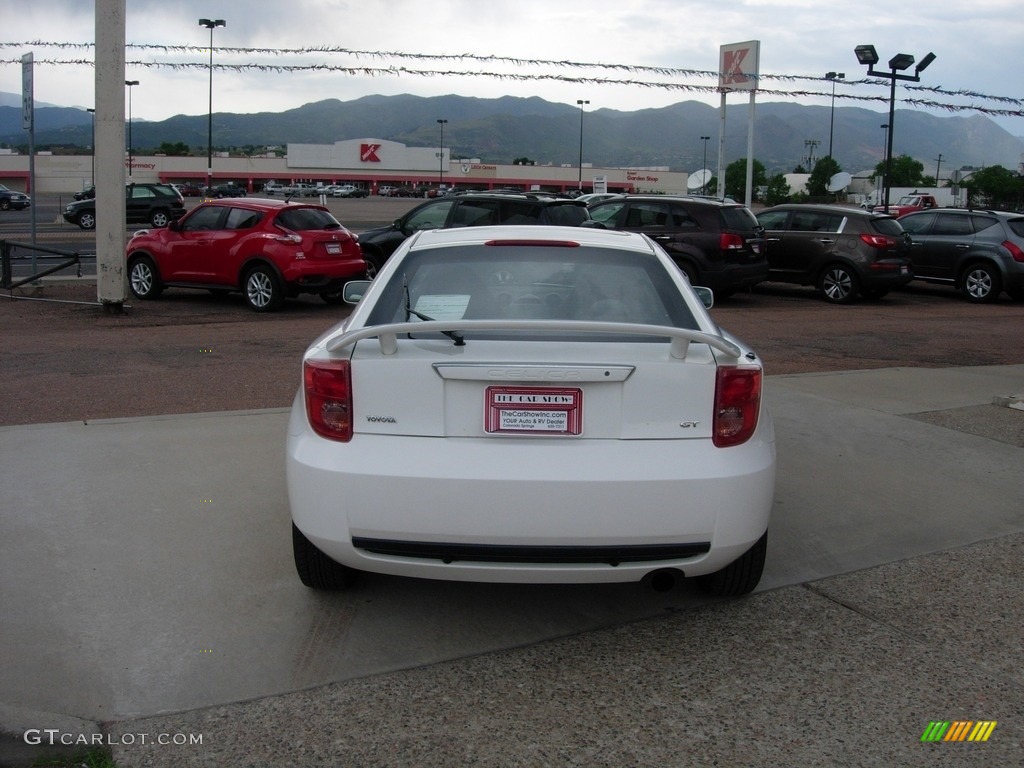 2003 Celica GT - Super White / Black/Black photo #4