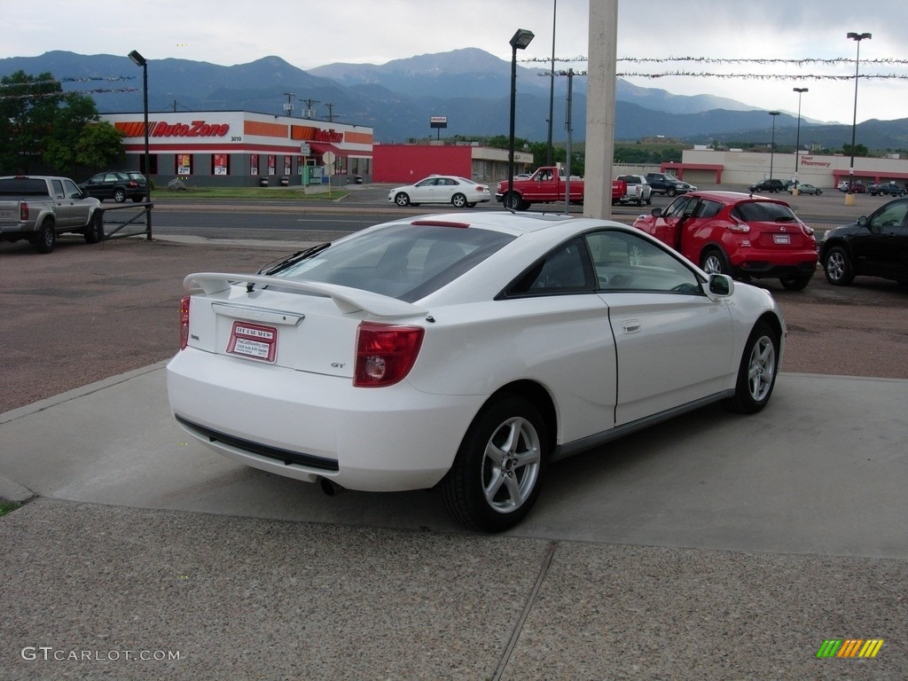 2003 Celica GT - Super White / Black/Black photo #5