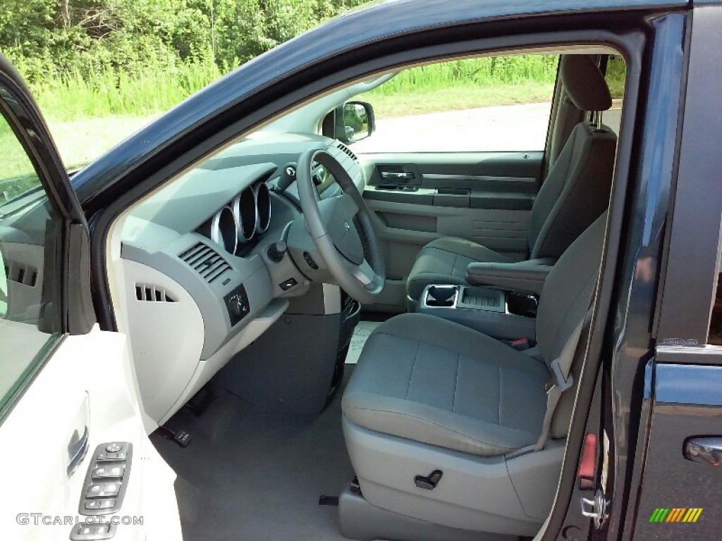 2008 Grand Caravan SXT - Modern Blue Pearl / Medium Slate Gray/Light Shale photo #9