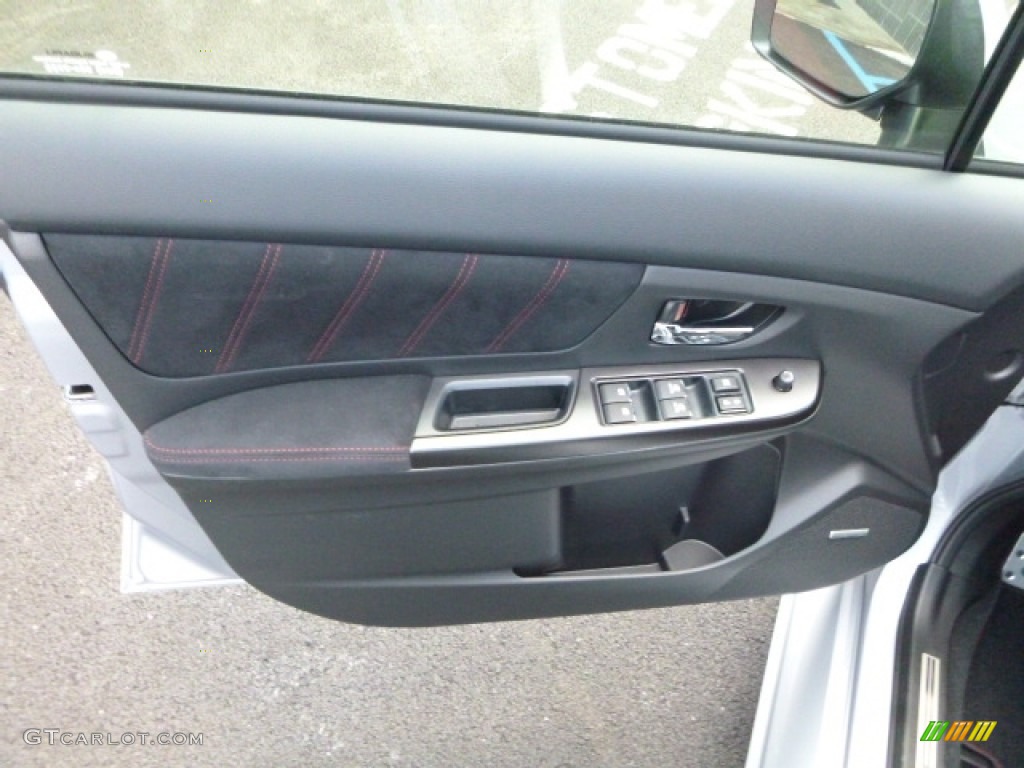 2017 Subaru WRX STI Carbon Black Door Panel Photo #114057266