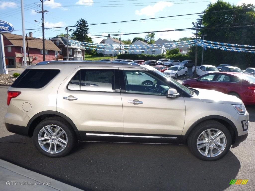 White Gold 2017 Ford Explorer Limited 4WD Exterior Photo #114058166