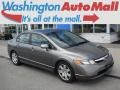 2007 Galaxy Gray Metallic Honda Civic LX Sedan  photo #1
