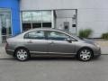 2007 Galaxy Gray Metallic Honda Civic LX Sedan  photo #2