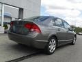 2007 Galaxy Gray Metallic Honda Civic LX Sedan  photo #9
