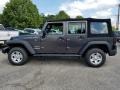 2016 Granite Crystal Metallic Jeep Wrangler Unlimited Sport 4x4  photo #3