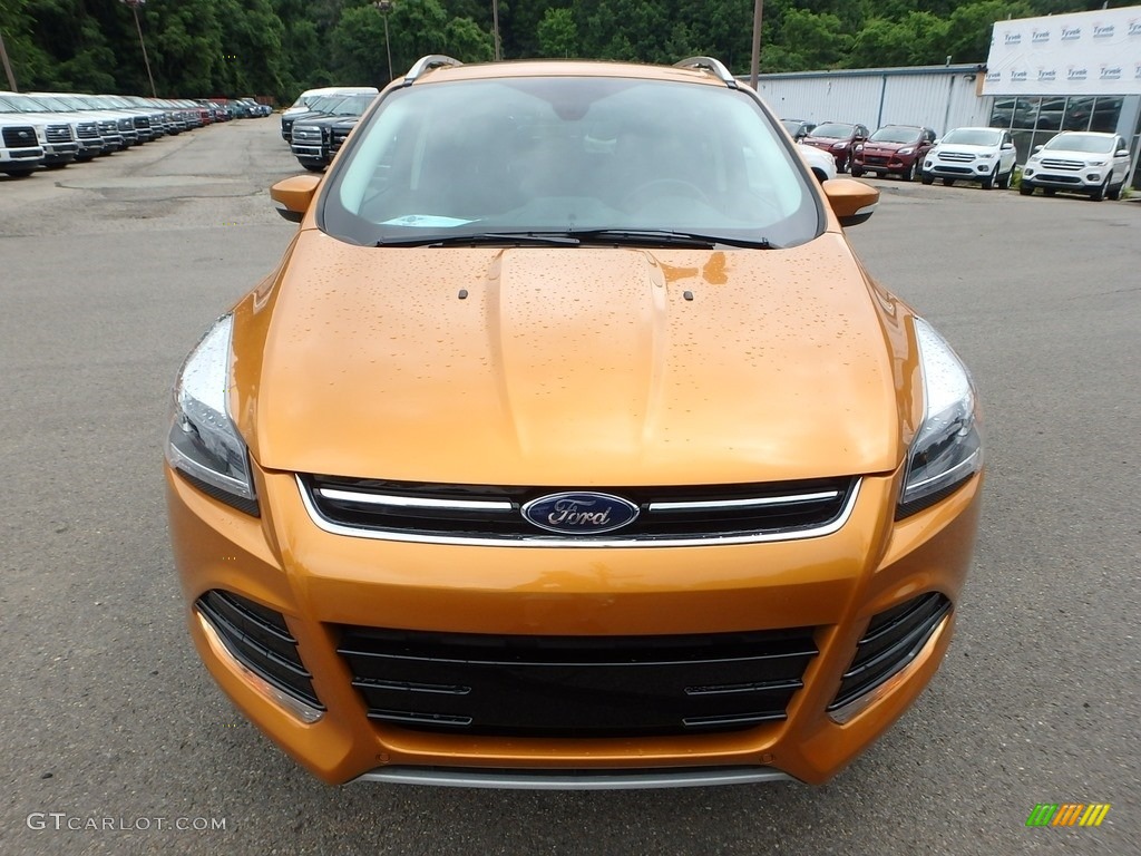 2016 Escape Titanium 4WD - Electric Spice Metallic / Charcoal Black photo #7