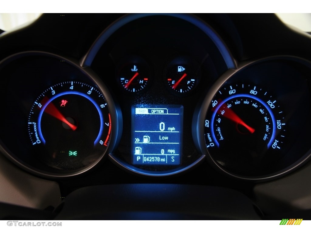 2013 Cruze LS - Black Granite Metallic / Jet Black/Medium Titanium photo #7