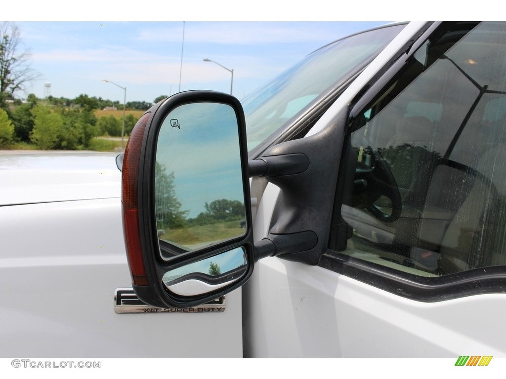 2007 F250 Super Duty XLT SuperCab 4x4 - Oxford White Clearcoat / Tan photo #17
