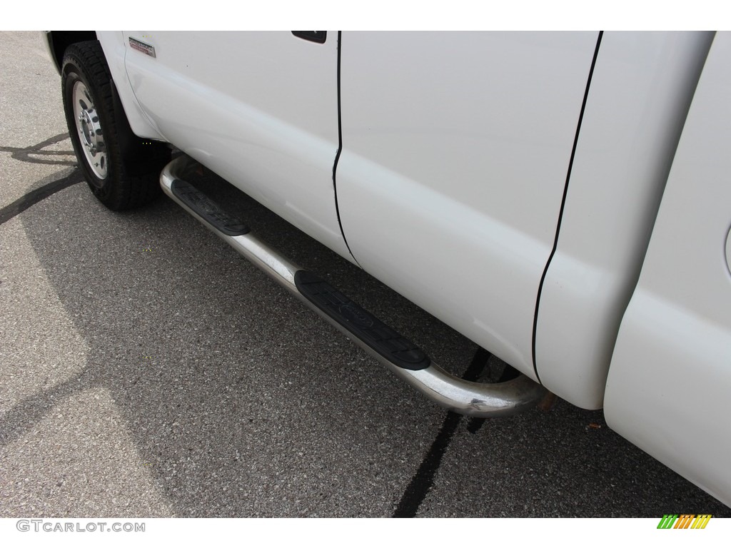 2007 F250 Super Duty XLT SuperCab 4x4 - Oxford White Clearcoat / Tan photo #20