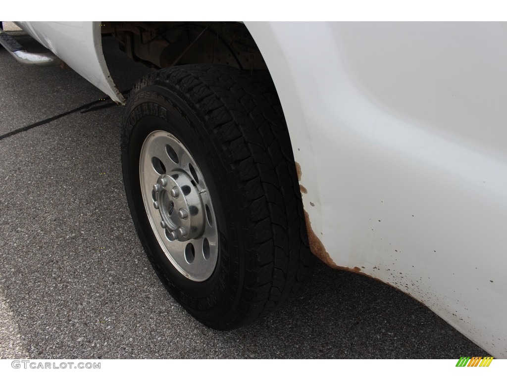 2007 F250 Super Duty XLT SuperCab 4x4 - Oxford White Clearcoat / Tan photo #21