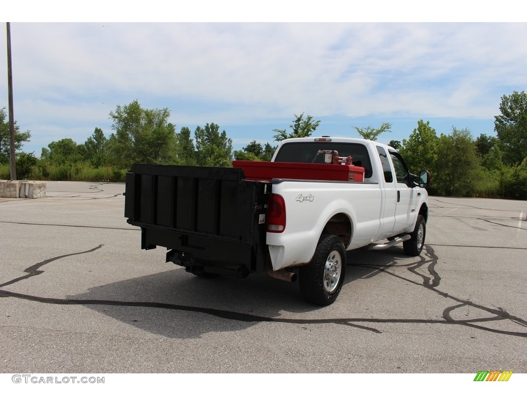 2007 F250 Super Duty XLT SuperCab 4x4 - Oxford White Clearcoat / Tan photo #39