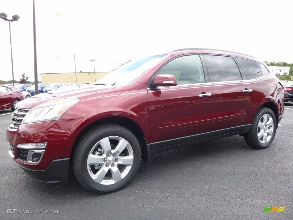 Siren Red Tintcoat 2017 Chevrolet Traverse LT AWD Exterior Photo #114065858