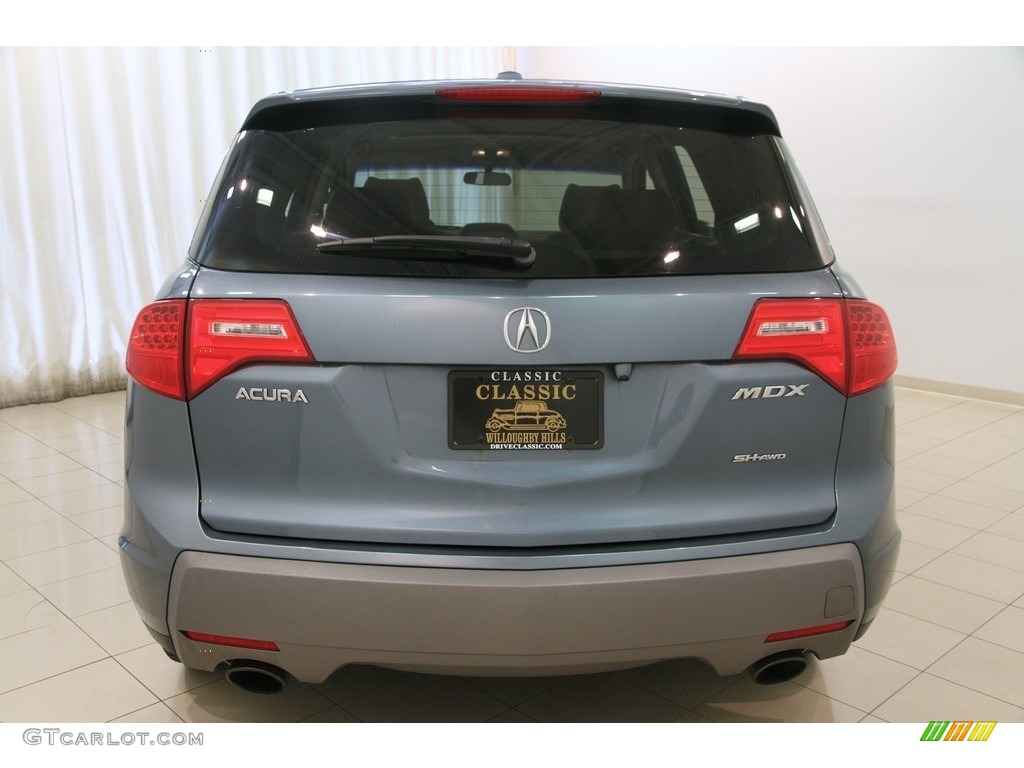 2007 MDX Technology - Steel Blue Metallic / Taupe photo #17