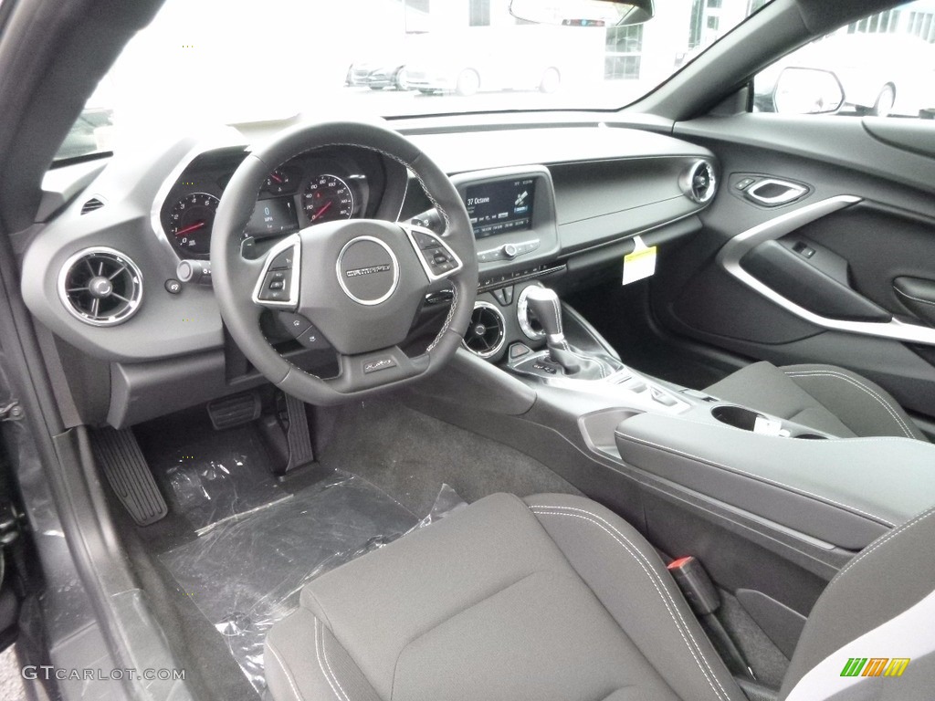 Jet Black Interior 2017 Chevrolet Camaro LT Coupe Photo #114066698