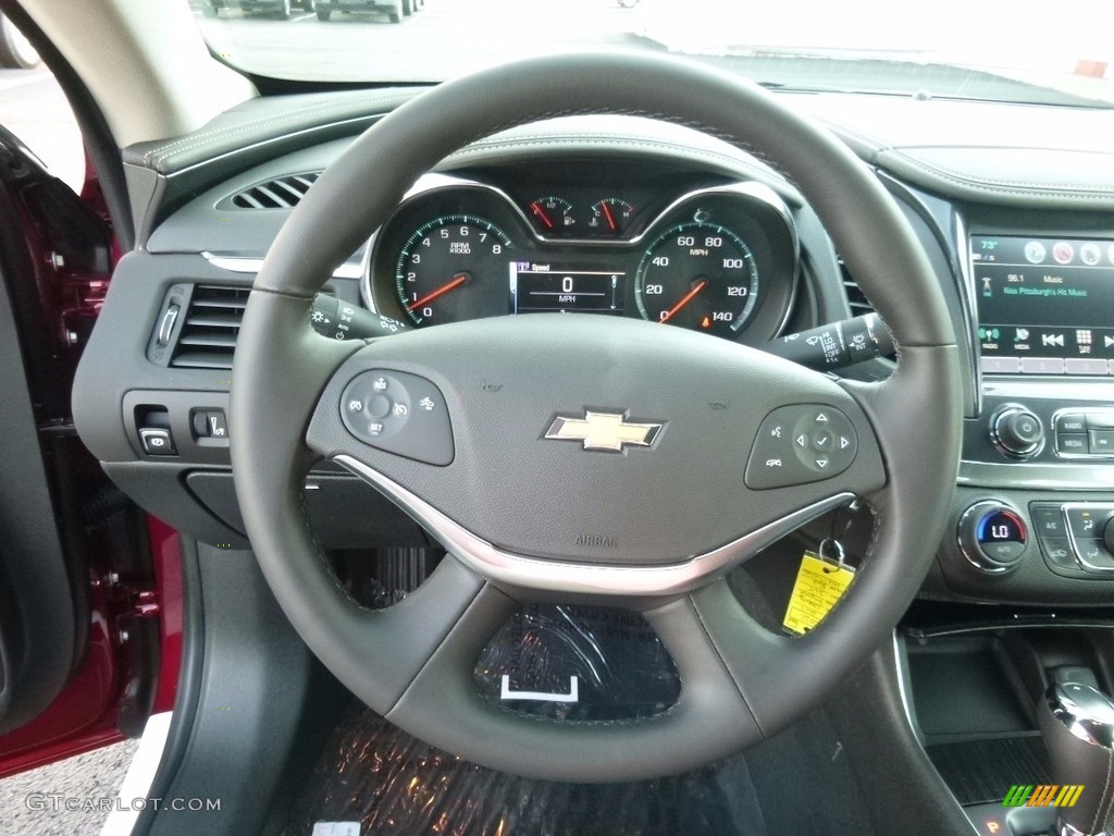 2017 Chevrolet Impala LT Jet Black Steering Wheel Photo #114067385