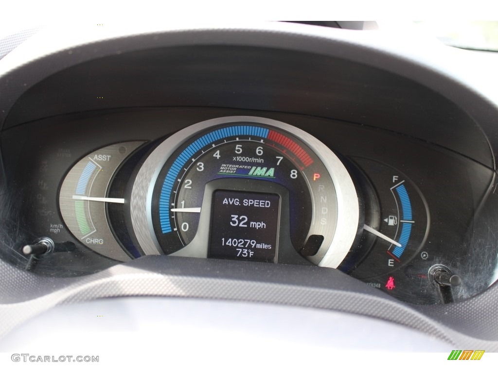 2010 Insight Hybrid EX - Polished Metal Metallic / Gray photo #28