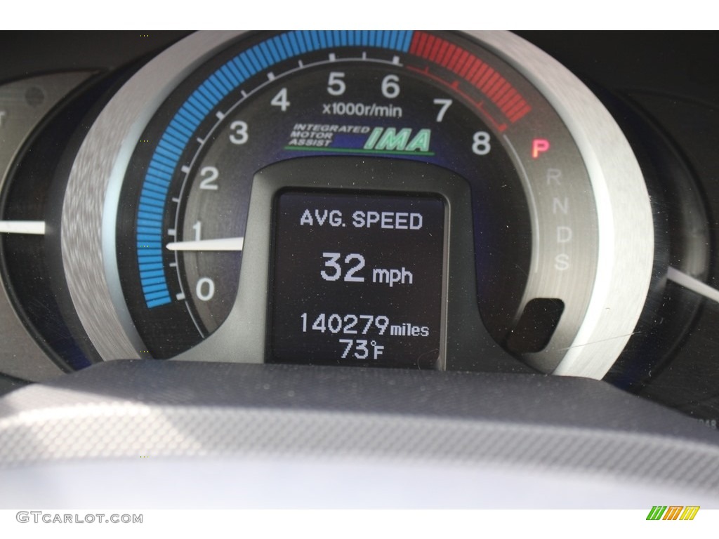 2010 Insight Hybrid EX - Polished Metal Metallic / Gray photo #29
