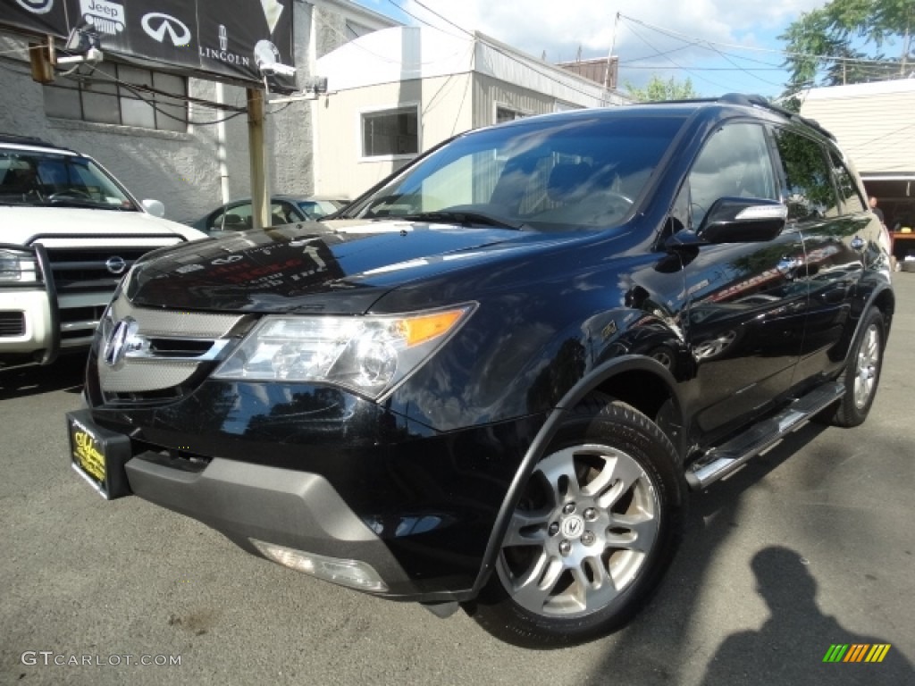 2007 MDX Technology - Formal Black Pearl / Bordeaux photo #1