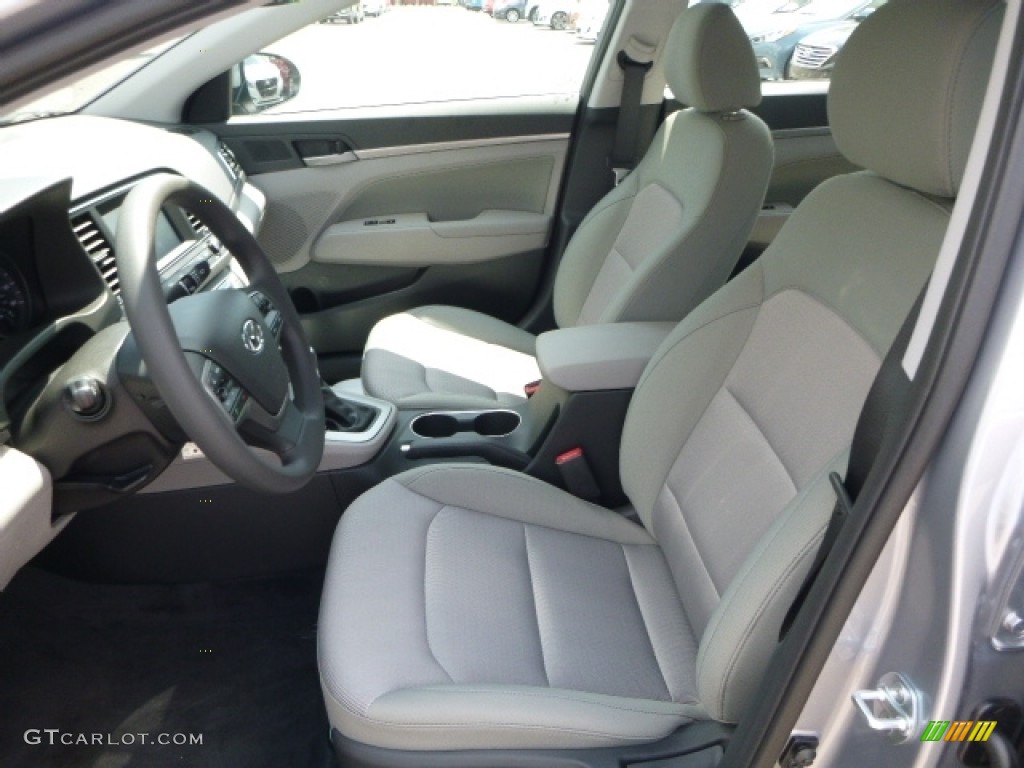 2017 Elantra SE - Gray / Black photo #14